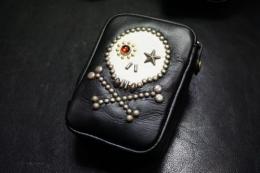Horsehide ETC pouch  (skull)