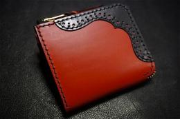 Small Zip Wallet (medallion) Red